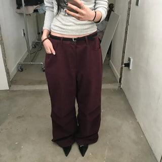 Double Pintuck Wide Pants
