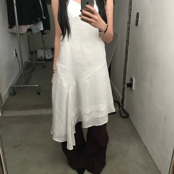 Bustier Strap Sleeveless Long Dress