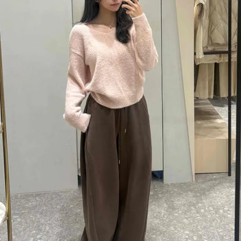 Soft Wide Back Pocket Sweatpants