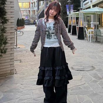 Romantic Tiered Midi Skirt