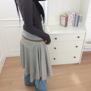 HIPO Midi Skirt  | Layered Skirt