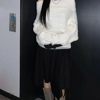 Must-have Item ⁑ SUZY Off-shoulder Knit / Knit Dress