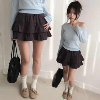 Haze banding tiered skirt
