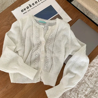 Loewin Punching Cardigan