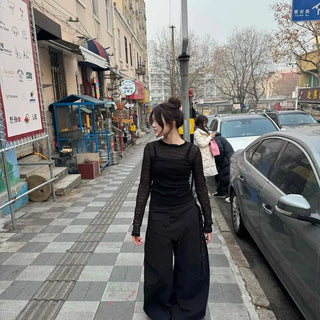 Wrap Belted Loose Fit Pintuck Pants