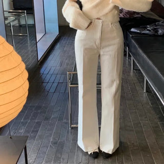 Poet Leggings Semi-Wide Long Bootcut Cotton Pants