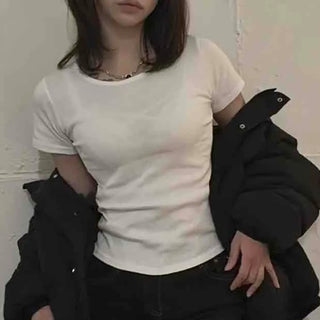 Soft Round Slim Short Sleeve T-shirt
