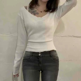 Daily Basic Cozy Round Neck Slim Knit