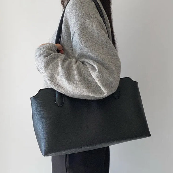 Day bag   Daily square shoulder bag, neat work bag