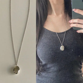 Heypie Silver Pendant Long Necklace