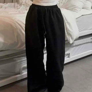 Loose Fit Elastic Waist Training Pants