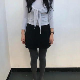 Doremi Front Tie Sleeve T-shirt