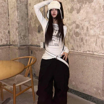 Padded Loose Cargo Pants