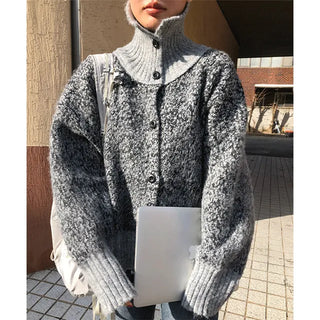 bokashi mix cardigan