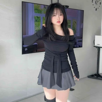 Daily Pleated Mini Skirt