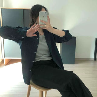 Minimal Oversized Loose Shirt
