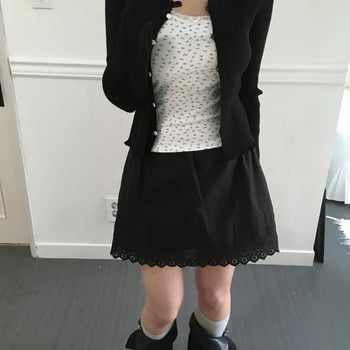 *Muand* High Ribbed Cardigan