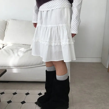 Faye Shirred Midi Skirt