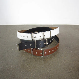 Two-Buckle Square Belt