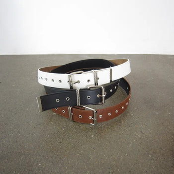 Two-Buckle Square Belt