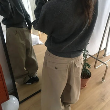 Grand Back Pocket Wide Pants