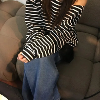 Louis Striped Shoulder Sweatshirt