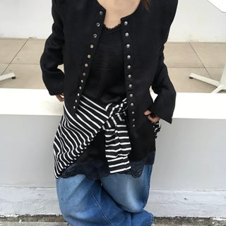 *High Demand* Merry Snap Tweed Jacket
