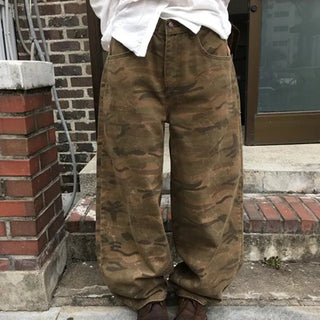 Crack Camo Wide Pants