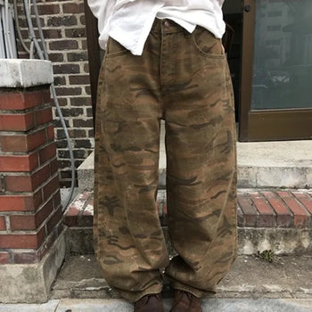 Crack Camo Wide Pants