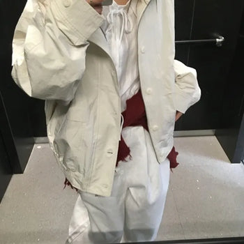 *High Quality* Mood Nylon Blouson  Ivory