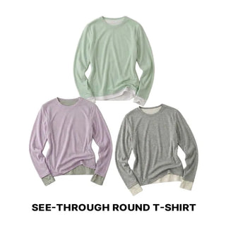 Efferz See-through Round T-shirt