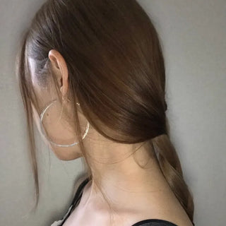large hoop earrings Pinterest hoop earrings