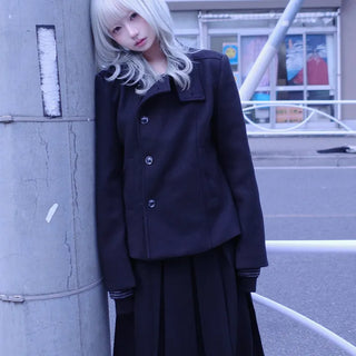 Coa high-neck coat