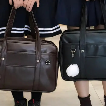 Leather Y2K Square Peddler Shoulder Crossbody Bag