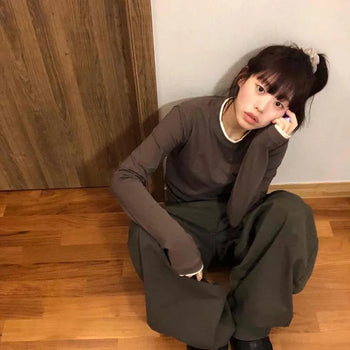 Mega Balloon Fit Basic Cotton Pants