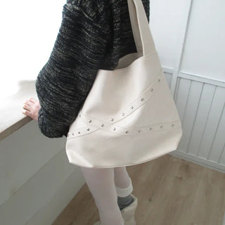 Cross studded shoulder bag (3 colors)