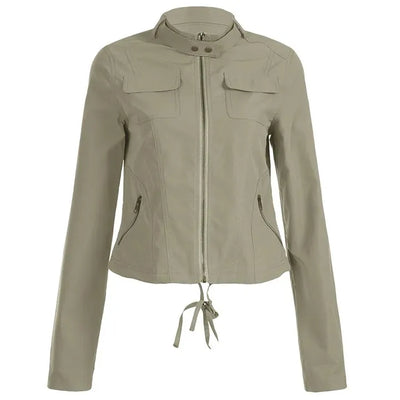 Urban Two-Pocket String Cargo Blouson Jacket