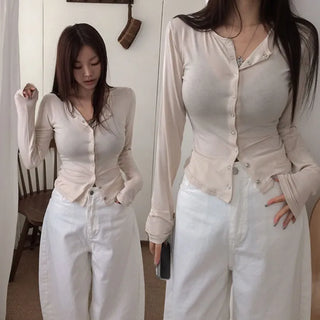 Renne Round Snap Cardigan