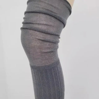 See-through over-the-knee socks