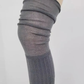 See-through over-the-knee socks