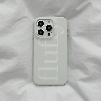 Fluffy Matte Matte Simple iPhone 17 6s Galaxy S26 Flip Fold 7 MagSafe Hard Case
