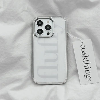 Fluffy Gloss Non-Discoloring MagSafe Glass Shockproof Silver iPhone 17 Pro Fold Flip 7 Galaxy S26 Bumper Phone Case