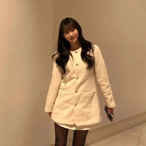 French Tweed Slim Dress