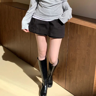 Modid Cotton Mini Skirt Pants
