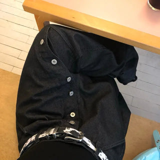 Snap Curve Balloon Pants