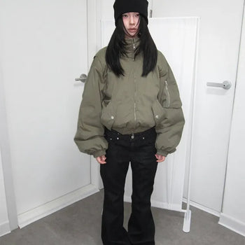 *RESTOCK* HUNTER TWO-WAY BOMBER JACKET (2 COLOR)