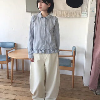 Yuka frill blouse