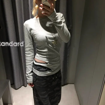 Maxi camo long skirt