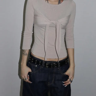 RIBBON 3/4 Sleeve T-shirt 4CO