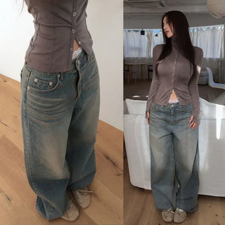 Volens denim wide pants